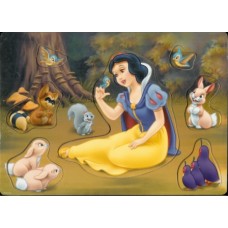 Wooden Snow White Puzzle Wooden Snow White Puzzle